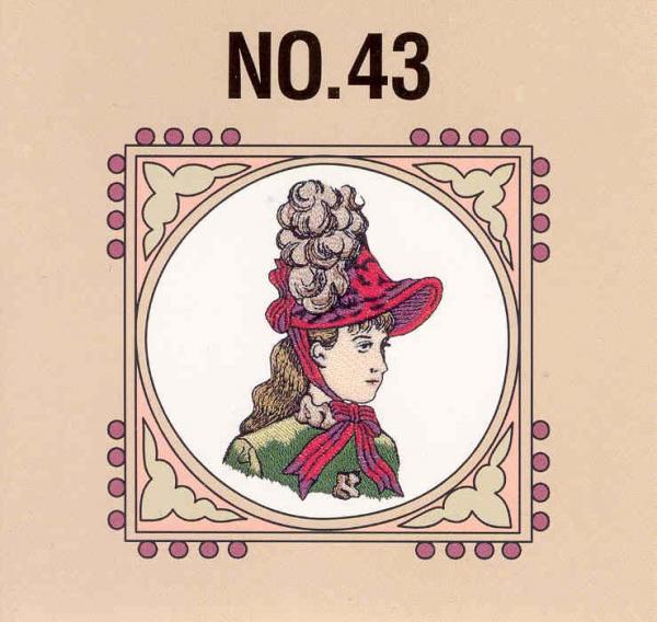 Brother SA343 No. 43 Victorian Embroidery Card For Brother & Baby Lock Larger machines PES Format