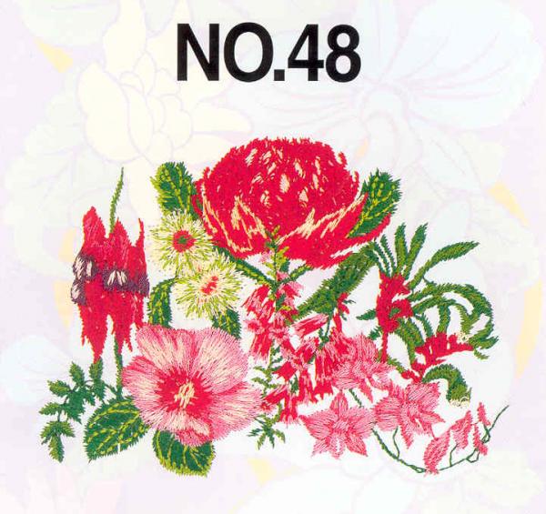 Brother SA348 No. 48 Australian Flowers 18 Designs Embroidery Card pes