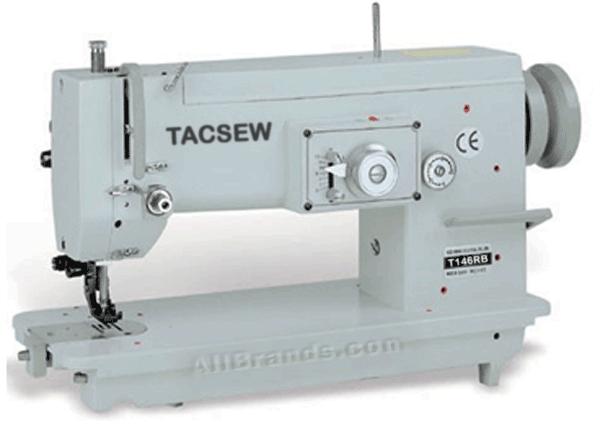 Tacsew T146B 10mm Zigzag Walking Foot Industrial Sewing Machine, 6mm Lift, 5mmSL, Set Up Power Stand 2500RPM (Consew Reliable 146 Sailrite ProZZ)100N*