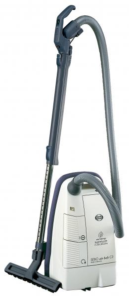SEBO Air Belt C3.1 9630AM White Canister Vacuum Cleaner, 1250W, 10.6A, 90" Water Lift, Parquet Tool, Germany, 16Lbsnohtin SEBO Air Belt C3.1 9630AM White Canister Vacuum Cleaner, 1250W, 10.6A, 90" Water Lift, Parquet Tool, Germany, 16Lbsnohtin