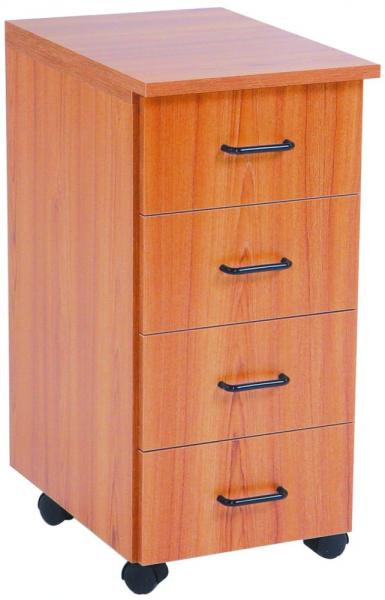 Sylvia 350 Storage Caddy, Maple Top, 4 Drawers, 4 Casters, in 5 Colors*nohtin Sylvia 350 Storage Caddy, Maple Top, 4 Drawers, 4 Casters, in 5 Colors*nohtin