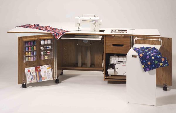 Fashion Sewing Cabinets 5200 Ultimate Dual Machine Sewing Cabinet 42x20x30" Tablenohtin Fashion Sewing Cabinets 5200 Ultimate Dual Machine Sewing Cabinet 42x20x30" Tablenohtin
