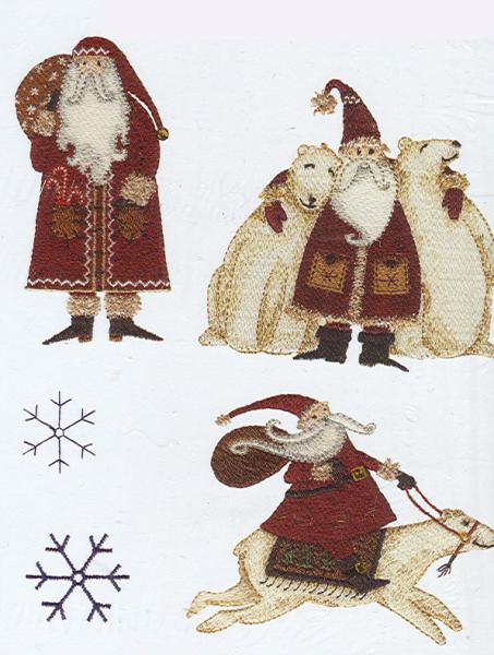OESD PC831B Artic Holiday By Debbie Mumm Embroidery Designs Brother Card