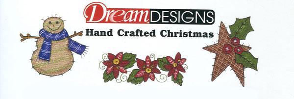 OESD GC211B Hand Crafted Christmas Embroidery Designs Brother Card