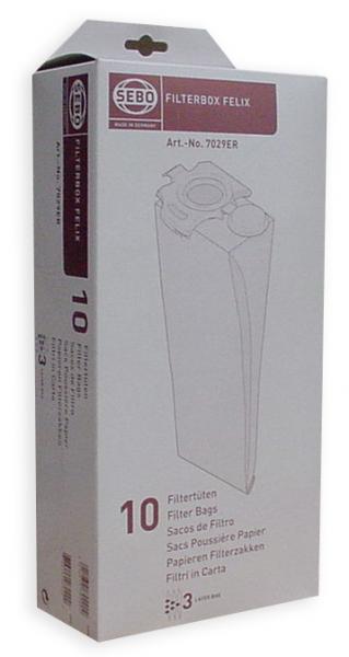 SEBO 7029ER Filterbox Felix Upright Vacuums, 8 Cloth Filter Ultra Bagnohtin SEBO 7029ER Filterbox Felix Upright Vacuums, 8 Cloth Filter Ultra Bagnohtin