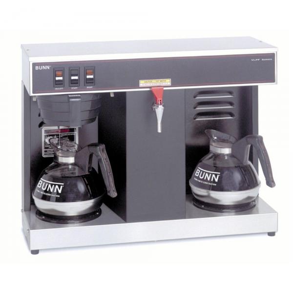 BUNNĀ® VLPF 12-Cup Automatic Commercial Coffee Brewer with 2 Warmersnohtin BUNNĀ® VLPF 12-Cup Automatic Commercial Coffee Brewer with 2 Warmersnohtin