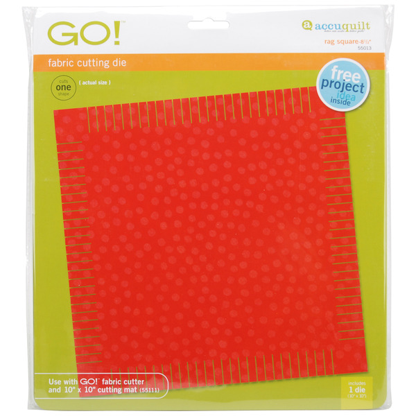 AccuQuilt Go! 55013 Die, Rag 8 1/2" Inches Square for Go Cuttersnohtin AccuQuilt Go! 55013 Die, Rag 8 1/2" Inches Square for Go Cuttersnohtin
