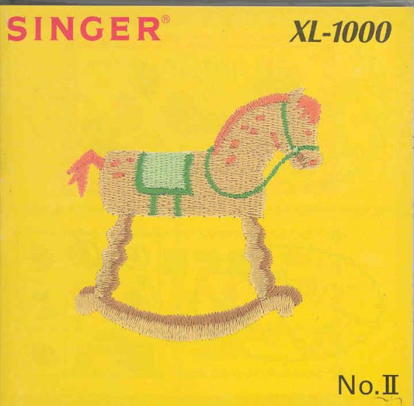 Singer Quantum XL-1000 II Young at Heart Childrens Embroidery Designs Card # 386934