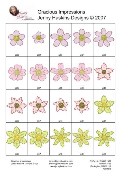 Jenny Haskins Embroidery Designs Jenny Haskins Embroidery Designs