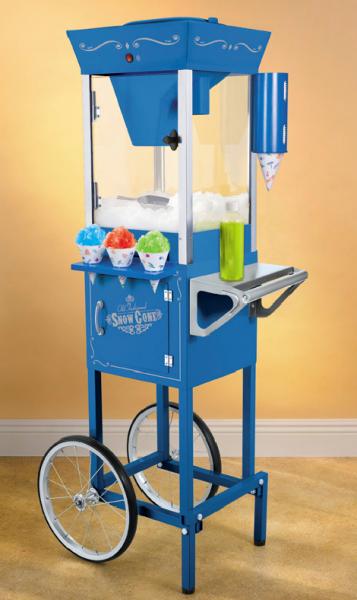 Nostalgia Electrics SCC-200 Vintage Collection 54" Old Fashioned Snow Cone Cartnohtin Nostalgia Electrics SCC-200 Vintage Collection 54" Old Fashioned Snow Cone Cartnohtin