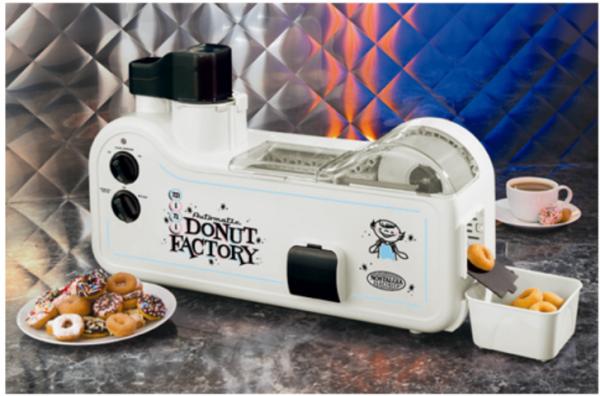 Nostalgia Electrics Dough-Nu-Matic MDF200 Automatic Mini Donut Factory Donut Makernohtin Nostalgia Electrics Dough-Nu-Matic MDF200 Automatic Mini Donut Factory Donut Makernohtin
