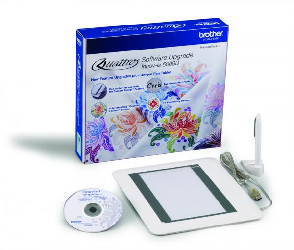 Brother Babylock BLSO SAVR6000D2 Quattro1 Software Upgrade Premium PackII Kit2, 10"Drawing Pen Tablet, Digitize Embroidery Designs, My Custom Stitchesnohtin Brother Babylock BLSO SAVR6000D2 Quattro1 Software Upgrade Premium PackII Kit2, 10"Drawing Pen Tablet, Digitize Embroidery Designs, My Custom Stitchesnohtin