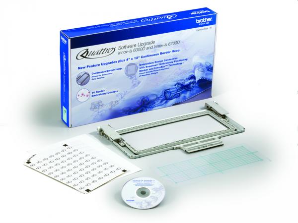 Brother SABF6000D2 Software Upgrade Premium Pack III Kit 3 for Quattro NV6000D, NV6700D* Includes 4x12" Continuous Border Hoop Framenohtin Brother SABF6000D2 Software Upgrade Premium Pack III Kit 3 for Quattro NV6000D, NV6700D* Includes 4x12" Continuous Border Hoop Framenohtin