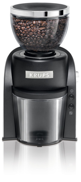 Krups GX600050 Conical Burr Grinder BLACK, 20 Grind Settings for Fine, Medium, and Coarse Blends, Digital One Touch Start Stop Control, 120 Wattsnohtin Krups GX600050 Conical Burr Grinder BLACK, 20 Grind Settings for Fine, Medium, and Coarse Blends, Digital One Touch Start Stop Control, 120 Wattsnohtin