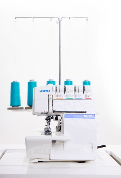 Juki Demo MO735DE 2345 Thread Serger + 2-3 Needle Cover Hem Stitches +Single Chain Stitch Machine, Rolled Hems, Differential Feed,nohtin Juki Demo MO735DE 2345 Thread Serger + 2-3 Needle Cover Hem Stitches +Single Chain Stitch Machine, Rolled Hems, Differential Feed,nohtin