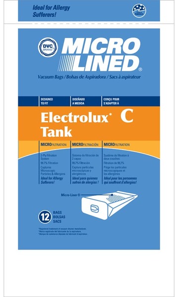 Electrolux Replacement Exr-1475 Paper Bag, Lux Tank Microlined Dvc 12Pknohtin Electrolux Replacement Exr-1475 Paper Bag, Lux Tank Microlined Dvc 12Pknohtin