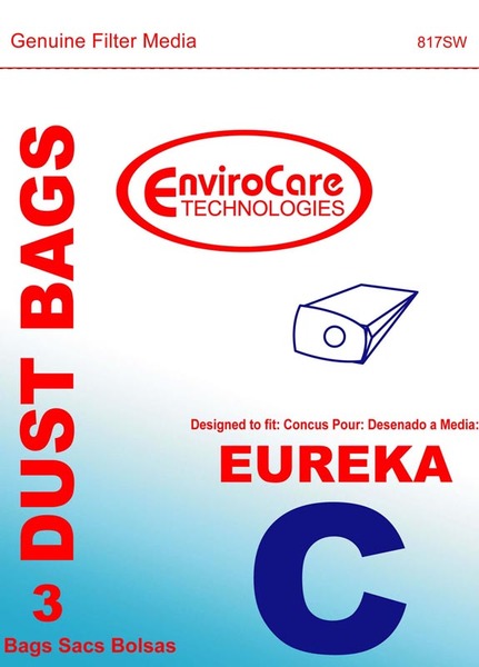 Eureka Replacement Er-14035 Paper Bag, Eur Style C Mighty Mite Env 3Pknohtin Eureka Replacement Er-14035 Paper Bag, Eur Style C Mighty Mite Env 3Pknohtin