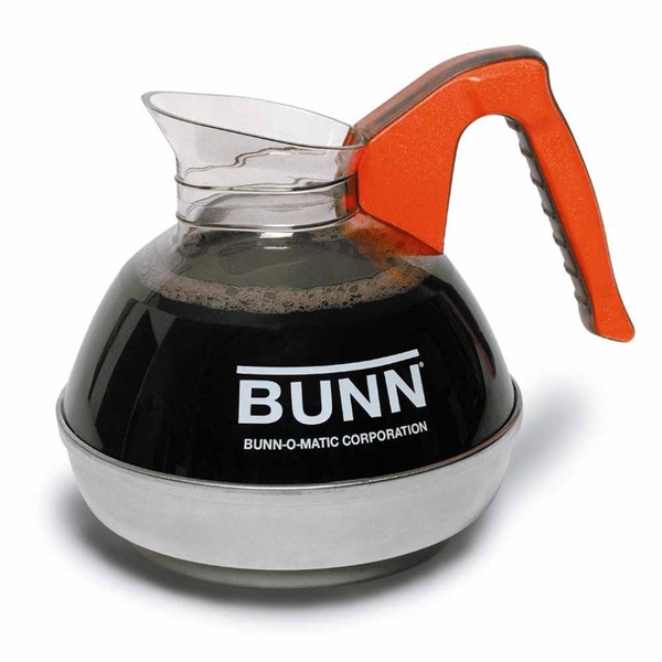 Bunn 6101 Easy Pour Commercial 12-Cup Decaf Coffee Decanter, Orange Coffee Machinenohtin Bunn 6101 Easy Pour Commercial 12-Cup Decaf Coffee Decanter, Orange Coffee Machinenohtin