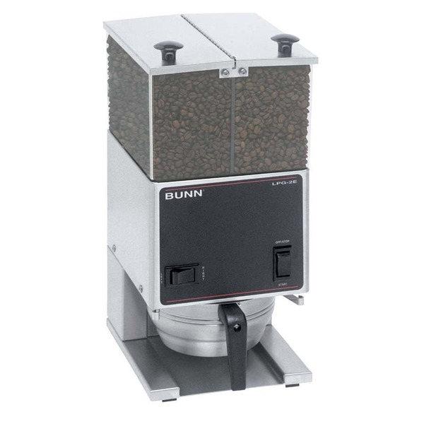 Bunn LPG2E Low Profile Portion Control Grinder with 2 Hoppers Coffee Machinenohtin Bunn LPG2E Low Profile Portion Control Grinder with 2 Hoppers Coffee Machinenohtin