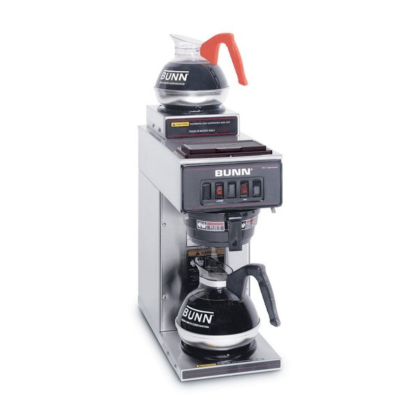 Bunn VP17-2 SS Pourover Commercial Coffee Brewer with Two Warmers, Stainless Steel Coffee Machinenohtin Bunn VP17-2 SS Pourover Commercial Coffee Brewer with Two Warmers, Stainless Steel Coffee Machinenohtin