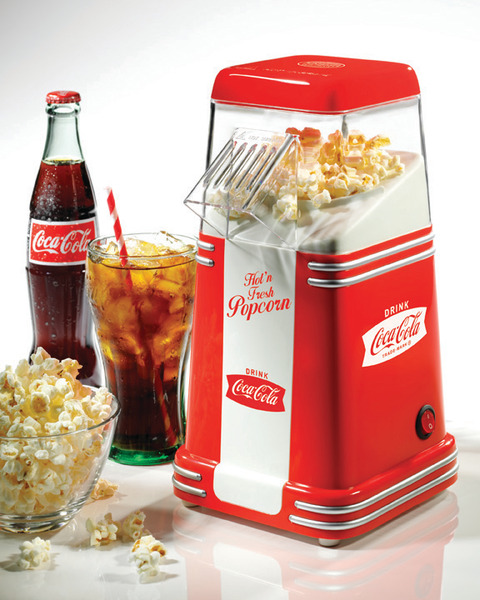 Nostalgia Electrics RHP310COKE Coca Cola Mini Hot Air Popcorn Machinenohtin Nostalgia Electrics RHP310COKE Coca Cola Mini Hot Air Popcorn Machinenohtin