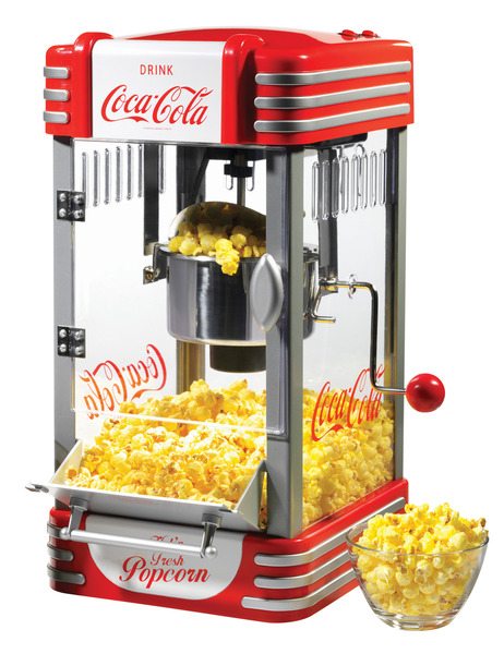 Nostalgia Electrics Coca Cola Series RKP630COKE Stainless Steel Kettle Popcorn Maker, Stirs 10Cups 2.5oz, Measure Spoon & Cup, Window, Light, TiltDoornohtin Nostalgia Electrics Coca Cola Series RKP630COKE Stainless Steel Kettle Popcorn Maker, Stirs 10Cups 2.5oz, Measure Spoon & Cup, Window, Light, TiltDoornohtin