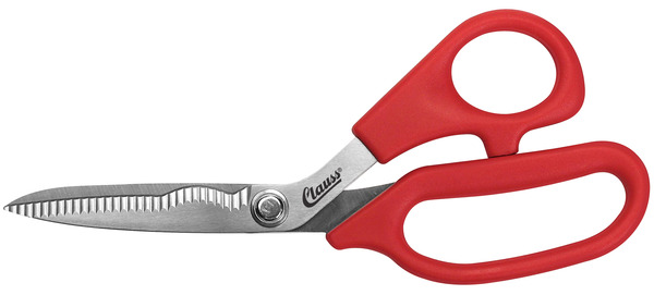 Clauss 18213 8" Wavy Blade Scissor Shear Stainless Steel Serrated Edge for Gripping General Crafts, Floral Stems, and Light Wirenohtin Clauss 18213 8" Wavy Blade Scissor Shear Stainless Steel Serrated Edge for Gripping General Crafts, Floral Stems, and Light Wirenohtin