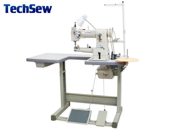 Techsew 2800B 10.5" Cylinder Arm Walking Foot Needle Feed Sewing Machine, U Table Stand, for Leather Fur, 5/8" Binder, 16mm Foot Lift, up to 5mm, 5SPInohtin Techsew 2800B 10.5" Cylinder Arm Walking Foot Needle Feed Sewing Machine, U Table Stand, for Leather Fur, 5/8" Binder, 16mm Foot Lift, up to 5mm, 5SPInohtin