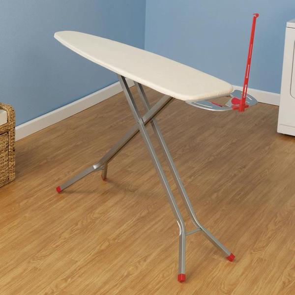 Household Essentials 4 Leg Board with Iron Rest, Cord Minder, and color coordinated leg capsnohtin Household Essentials 4 Leg Board with Iron Rest, Cord Minder, and color coordinated leg capsnohtin