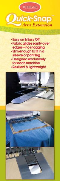 Designs Machine Embroidery QSAE1001 Quick Snap Arm Extension