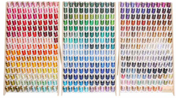 Robison Anton 1100Yd x All 453 Colors, Poly Embroidery Machine Thread 40wt, Wood Racks, Made in the USA!nohtin Robison Anton 1100Yd x All 453 Colors, Poly Embroidery Machine Thread 40wt, Wood Racks, Made in the USA!nohtin