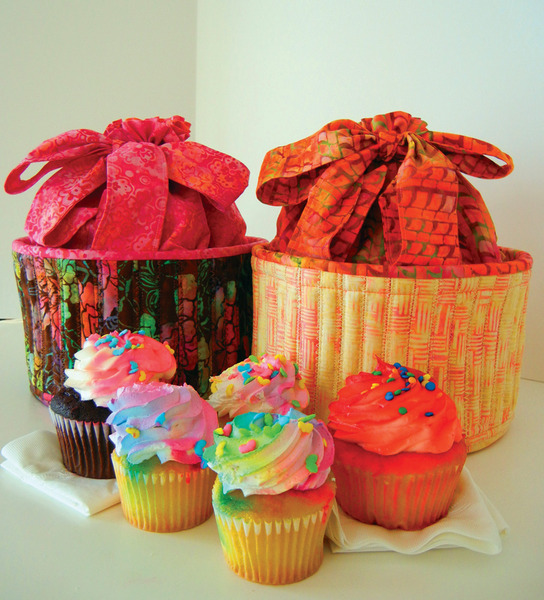 Aunties Two Patterns Cupcake Basket Sewing Patternnohtin Aunties Two Patterns Cupcake Basket Sewing Patternnohtin