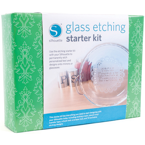 Silhouette Cameo KITGLASS Glass Etching Starter Kit, How to DVD & Booknohtin Silhouette Cameo KITGLASS Glass Etching Starter Kit, How to DVD & Booknohtin