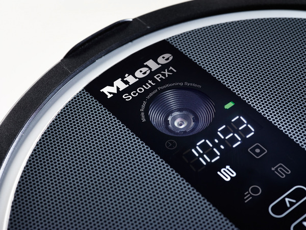 Miele RX1 Scout Robovac Robotic Vacuum Cleaner, Smart Navigation, Gyro Sensor, Camera, Remote Control, Side Brushesnohtin Miele RX1 Scout Robovac Robotic Vacuum Cleaner, Smart Navigation, Gyro Sensor, Camera, Remote Control, Side Brushesnohtin