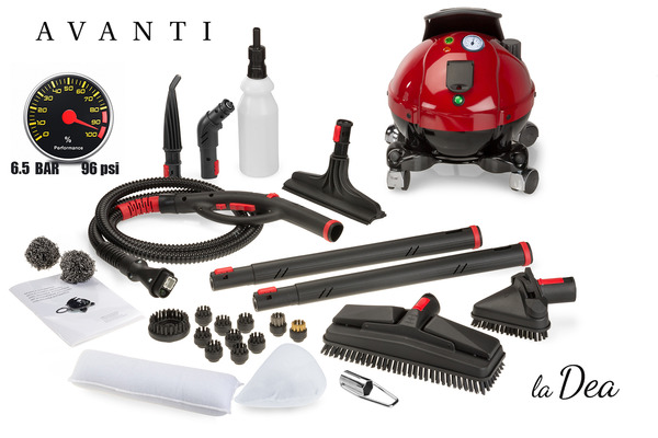 Avanti AC38000 La Dea Pure Vapor Steam Cleaner, 335° F, 96 PSI, Italy, from Vapor Cleannohtin Avanti AC38000 La Dea Pure Vapor Steam Cleaner, 335° F, 96 PSI, Italy, from Vapor Cleannohtin