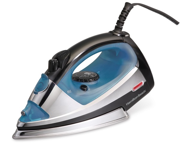 Hamilton Beach 14710 Clothes Steam Iron, Stainless Soleplate, Auto Offnohtin Hamilton Beach 14710 Clothes Steam Iron, Stainless Soleplate, Auto Offnohtin
