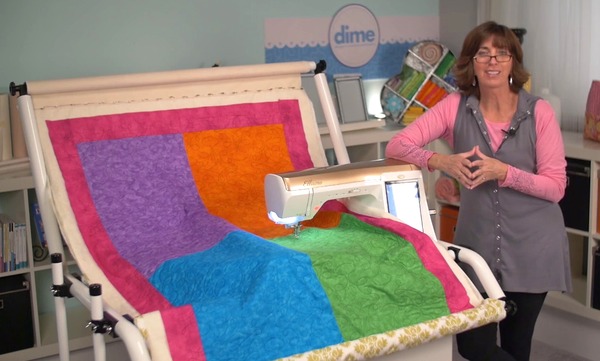 ShortE001 Compact Frame Holds Bulky Quilts for Continuous Embroidery or Free Motion Quilting on Short Arm Machines, +Snap Hoop Monster Magnetic Framenohtin ShortE001 Compact Frame Holds Bulky Quilts for Continuous Embroidery or Free Motion Quilting on Short Arm Machines, +Snap Hoop Monster Magnetic Framenohtin