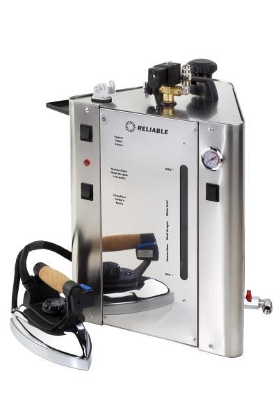 Reliable 7000IS Steam Boiler Station 60PSI 9L 2.4Gal 31Lbs +i30/2100IR Iron 4Lbs Italy (Replaces i700)nohtin Reliable 7000IS Steam Boiler Station 60PSI 9L 2.4Gal 31Lbs +i30/2100IR Iron 4Lbs Italy (Replaces i700)nohtin