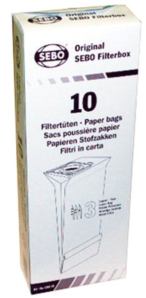 Sebo 5093AM Filter Bags Box - X, C, G, 370 series (1 pc.)nohtin Sebo 5093AM Filter Bags Box - X, C, G, 370 series (1 pc.)nohtin
