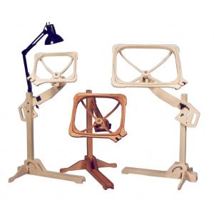 The GraceHoop2 Traditional 24" Birch Quilting Frame and Stand with Edge Tools