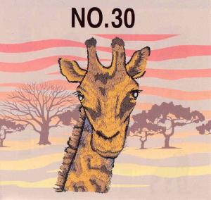 Brother No. 30 Wildlife Animals Embroidery Card SA330 For Brother, Baby Lock, Bernina Deco 500, 600, 650, Simplicity, & White PES