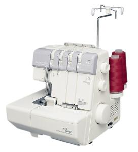 Janome 634D Best Buy MyLock Overlock Serger, Electronic Control, 2 Needle, 2/3/4 Thread, Built-in Roll Hem, Pre-tension, Self-thread Looper, Diff Feed