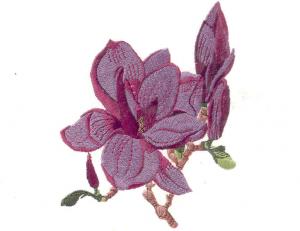Bernina Artista 10 Flowers Embroidery Card