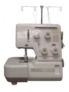 New Home (Janome) 104D Serger, with 2 Needle, 3 or 4 Thread Overlock Serging, Unique Differential Feed, ROLLHEM PLATE and Instruction Video USA ONLY