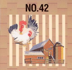 Brother No.42 Farm Embroidery Card SA342 For Brother, Babylock, Bernina Deco 500, 600, 650, White, Simplicity