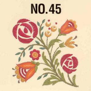 Brother No.45 Fancy Work Embroidery Card SA345