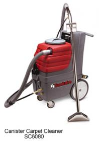 Sanitaire, SC6080A, Janilink K-100, Commercial, Canister, Carpet ,Solution Injection, & Extractor, 9 Gallon, 150PSI, 137" Water Lift, 50' Cord, 15' Hose, 12" Jet Wand, UL