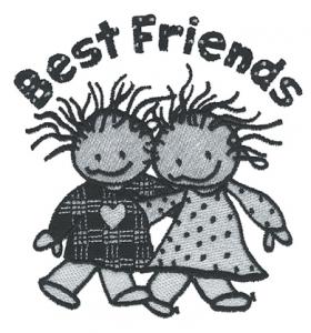 Amazing Design BMCL CIL1 Children Brother Embroidery Card