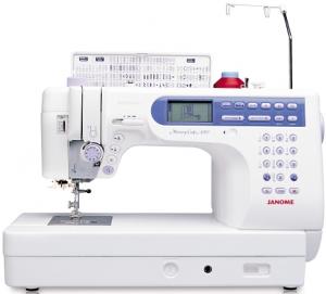 Janome MC6500P 135 Stitch Sewing Quilting Machine 6500, 7BH 2Font 9