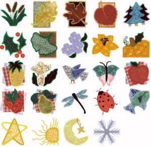 Cactus Punch SIG20 Applique' Designs From Nature Mari Mulari Embroidery Disk